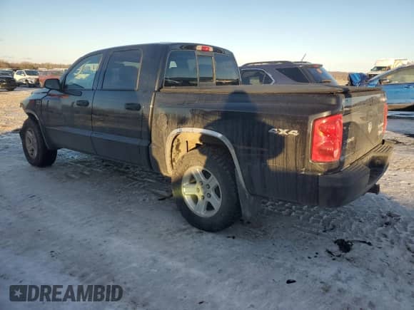 2010 Dodge Dakota SXT z VIN 1D7CW3GP0AS264489, wystawiony jako Copart lot #42120095 z przebiegiem 107 836 mil mil oraz Czysty tytuł • Clean title. Historia ofert i sprzedaży dostępna na DreamBid. Obrazek 2.