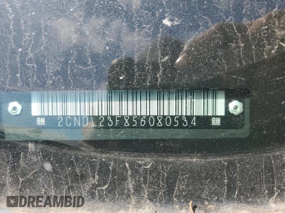 ✅ 2005 Chevrolet Equinox LS • VIN: 2CNDL23F856080534 • Лот: 53525995. Опубликован ранее на Copart с пробегом 139 970 миль. Бесплатный доступ к архиву аукционных продаж из США и подробный отчёт об истории автомобиля на DreamBid. Изображение 13.