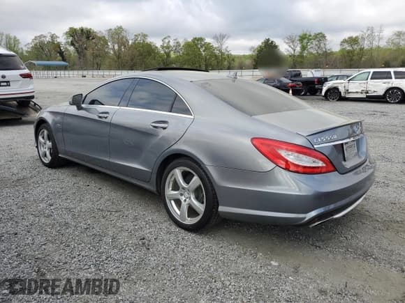 ✅ 2012 Mercedes-Benz CLS 550 • VIN: WDDLJ7DB8CA017051 • Lot: 51983375. Wystawiony na Copart z przebiegiem 189 648 mil. Bezpłatny archiwum sprzedaży aukcyjnych z USA i szczegółowy raport historii pojazdu na DreamBid. Zdjęcie 2.