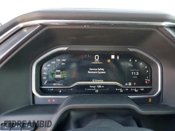 ✅ 2023 GMC Sierra 1500 Denali Ultimate • VIN: 1GTUUHELXPZ228035 • Лот: 80810025. Опубликован ранее на Copart с пробегом 35 134 миль. Бесплатный доступ к архиву аукционных продаж из США и подробный отчёт об истории автомобиля на DreamBid. Изображение 9.