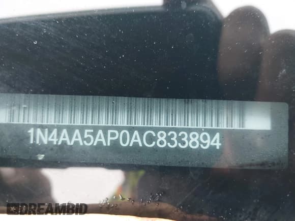 ✅ 2010 Nissan Maxima SV • VIN: 1N4AA5AP0AC833894 • Лот: 43793629. Опубликован ранее на IAAI с пробегом 114 627 миль. Бесплатный доступ к архиву аукционных продаж из США и подробный отчёт об истории автомобиля на DreamBid. Изображение 17.