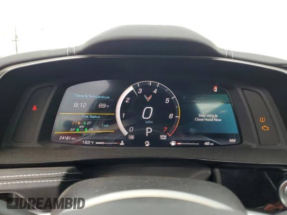 ✅ 2023 Chevrolet Corvette 1LT • VIN: 1G1YA2D40P5132626 • Lot: 92949105. Listed on Copart with 24,161 mi. Free auction sales archive from the USA and detailed vehicle history report at DreamBid. Image 9.