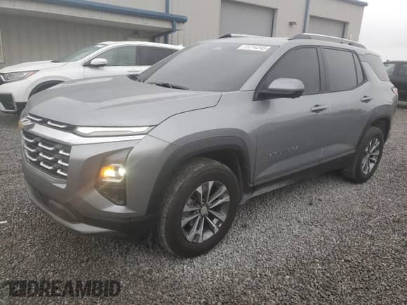 ✅ 2025 Chevrolet Equinox FWD LT • VIN: 3GNAXHEG4SL108414 • Лот: 51214245. Размещён на Copart с пробегом 3 265 миль миль. Получите бесплатный доступ к архиву аукционных продаж из США и посмотрите подробный отчёт об истории автомобиля на DreamBid. Изображение 1.