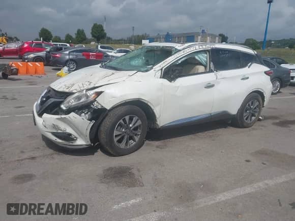 2017 Nissan Murano S with VIN 5N1AZ2MG6HN129853, listed as a IAAI auction lot 43273011 with 98,816 mi miles and . Bid and sale history available at DreamBid. Image 2.