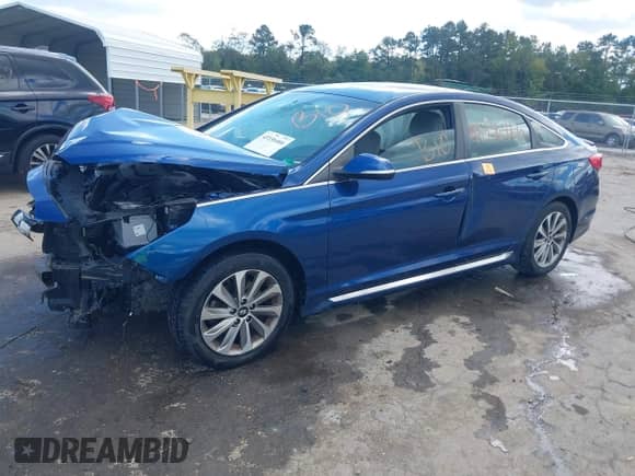 2016 Hyundai Sonata Sport with VIN 5NPE34AF8GH260361, listed as a IAAI auction lot 43336466 with 113,179 mi miles and . Bid and sale history available at DreamBid. Image 2.