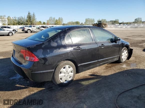 ✅ 2007 Honda Civic DX-G • VIN: 2HGFA16307H003339 • Lot: 84589495. Listed on Copart with 186,762 mi. Free auction sales archive from the USA and detailed vehicle history report at DreamBid. Image 3.