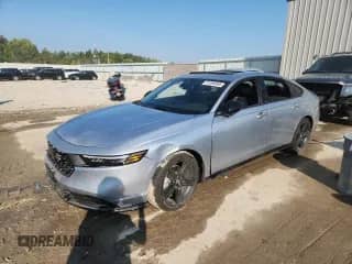 2025 Honda Accord Sport-L with VIN 1HGCY2F79SA042056, listed as a Copart auction lot 81390665 with 5,065 mi miles and Salvage title. Bid and sale history available at DreamBid. Image 1.