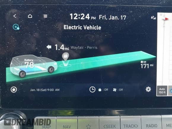 2022 Hyundai Kona Limited z VIN KM8K53AGXNU138941, wystawiony jako IAAI lot #41369248 z przebiegiem 75 474 mil mil oraz . Historia ofert i sprzedaży dostępna na DreamBid. Obrazek 18.