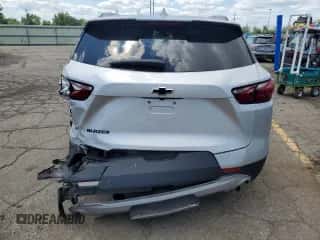 2021 Chevrolet Blazer LT with VIN 3GNKBCRS8MS537004, listed as a Copart auction lot 63336304 with 35,068 mi miles and Non repairable. Bid and sale history available at DreamBid. Image 6.