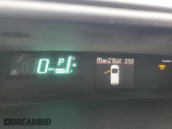 ✅ 2012 Toyota Prius One • VIN: JTDKDTB31C1027826 • Лот: 93455385. Опубликован ранее на Copart с пробегом 123 387 миль. Бесплатный доступ к архиву аукционных продаж из США и подробный отчёт об истории автомобиля на DreamBid. Изображение 9.