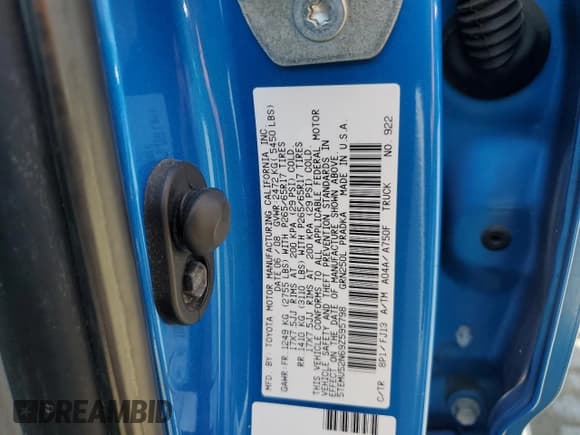 ✅ 2009 Toyota Tacoma • VIN: 5TEMU52N69Z595798 • Лот: 60313835. Опубликован ранее на Copart с пробегом 248 374 миль. Бесплатный доступ к архиву аукционных продаж из США и подробный отчёт об истории автомобиля на DreamBid. Изображение 12.