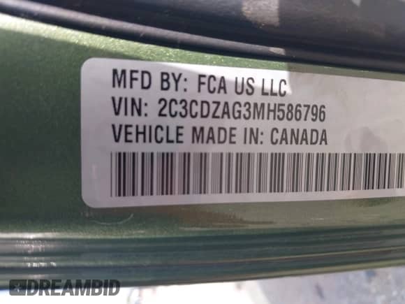 ✅ 2021 Dodge Challenger SXT • VIN: 2C3CDZAG3MH586796 • Лот: 42643560. Размещён на IAAI с пробегом 90 813 миль миль. Получите бесплатный доступ к архиву аукционных продаж из США и посмотрите подробный отчёт об истории автомобиля на DreamBid. Изображение 9.