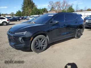 ✅ 2024 Chevrolet Blazer RS • VIN: 3GNKBKRS7RS251386 • Lot: 91226335. Listed on Copart with 15,677 mi. Free auction sales archive from the USA and detailed vehicle history report at DreamBid. Image 1.