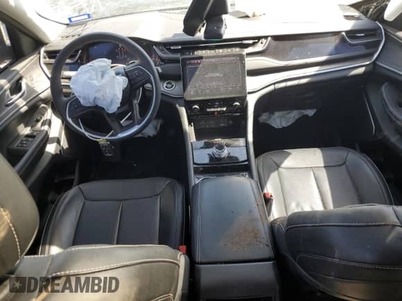 2022 Jeep Grand Cherokee Limited with VIN 1C4RJGBG7N8608386, listed as a Copart auction lot 46371485 with 20,450 mi miles and Salvage title. Bid and sale history available at DreamBid. Image 8.