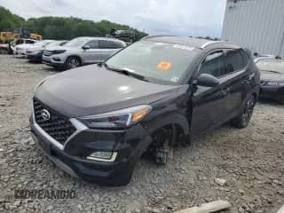2021 Hyundai Tucson Limited with VIN KM8J3CAL8MU409315, listed as a Copart auction lot 64631075 with 43,930 mi miles and Salvage title. Bid and sale history available at DreamBid. Image 1.