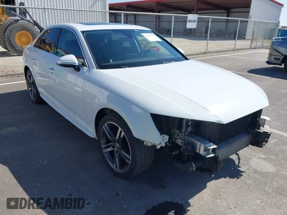 ✅ 2018 Audi A4 Premium Plus • VIN: WAULMAF49JA108756 • Lot: 42495991. Listed on IAAI with 95,951 mi. Free auction sales archive from the USA and detailed vehicle history report at DreamBid. Image 1.