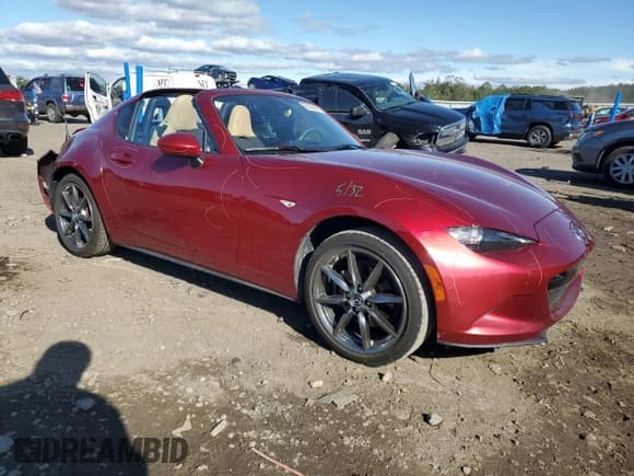 ✅ 2020 Mazda MX-5 Miata Grand Touring • VIN: JM1NDAM70L0413595 • Lot: 85888895. Listed on Copart with 39,319 mi. Free auction sales archive from the USA and detailed vehicle history report at DreamBid. Image 4.