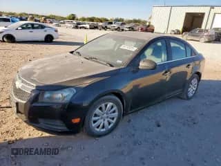 2011 Chevrolet Cruze LS with VIN 1G1PC5SH0B7195381, listed as a Copart auction lot 90733025 with 163,357 mi miles and Clean title. Bid and sale history available at DreamBid. Image 1.