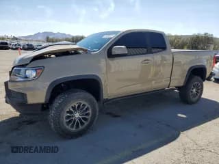 ✅ 2021 Chevrolet Colorado 4WD ZR2 • VIN: 1GCRTEEN8M1172812 • Лот: 52030615. Опубликован ранее на Copart с пробегом 13 937 миль. Бесплатный доступ к архиву аукционных продаж из США и подробный отчёт об истории автомобиля на DreamBid. Изображение 1.