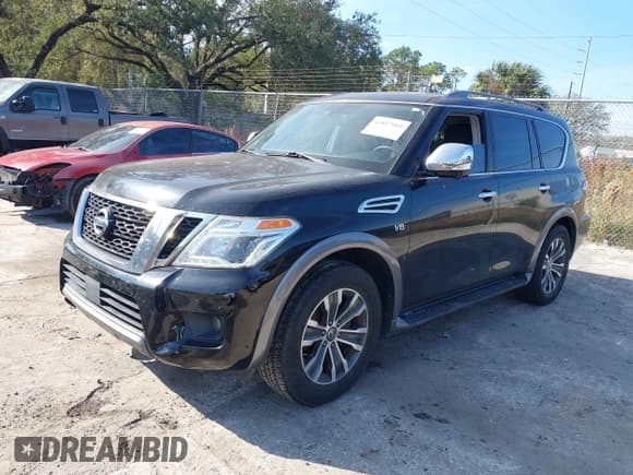 ✅ 2019 Nissan Armada SL • VIN: JN8AY2ND6K9086065 • Lot: 43867004. Listed on IAAI with 103,958 mi. Free auction sales archive from the USA and detailed vehicle history report at DreamBid. Image 2.