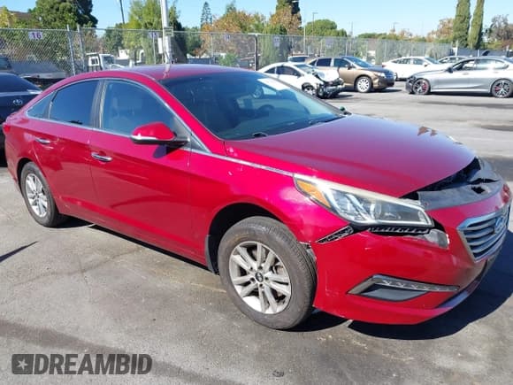 ✅ 2015 Hyundai Sonata Eco • VIN: 5NPE24AA7FH218768 • Лот: 43570822. Опубликован ранее на IAAI с пробегом Не указан. Бесплатный доступ к архиву аукционных продаж из США и подробный отчёт об истории автомобиля на DreamBid. Изображение 1.