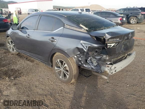 ✅ 2022 Nissan Sentra SV • VIN: 3N1AB8CV2NY217599 • Lot: 43476672. Wystawiony na IAAI z przebiegiem 46 119 mil. Bezpłatny archiwum sprzedaży aukcyjnych z USA i szczegółowy raport historii pojazdu na DreamBid. Zdjęcie 3.