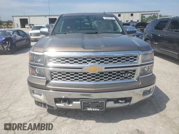 2014 Chevrolet Silverado 1500 LTZ with VIN 3GCUKSEC2EG128866, listed as a Copart auction lot 67001695 with 186,402 mi miles and Salvage title. Bid and sale history available at DreamBid. Image 5.