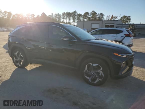 ✅ 2023 Hyundai Tucson Limited • VIN: 5NMJE3AE4PH163679 • Lot: 91048435. Listed on Copart with 44,239 mi. Free auction sales archive from the USA and detailed vehicle history report at DreamBid. Image 4.