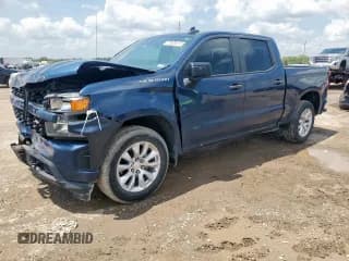 ✅ 2022 Chevrolet Silverado 1500 Custom • VIN: 1GCPWBEK2NZ227941 • Lot: 70528415. Listed on Copart with 37,712 mi. Free auction sales archive from the USA and detailed vehicle history report at DreamBid. Image 1.