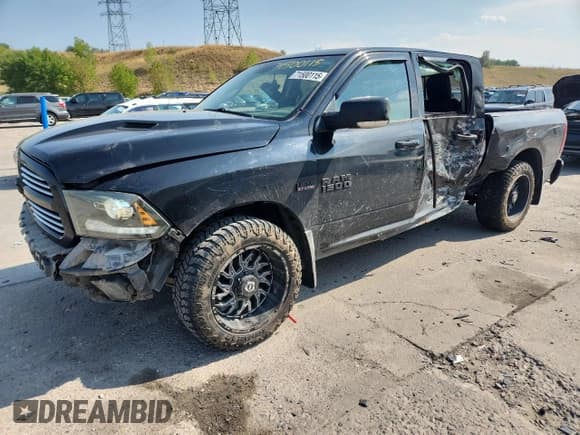 ✅ 2013 Ram 1500 Sport • VIN: 1C6RR7MT5DS535580 • Lot: 71500115. Listed on Copart with 169,575 mi. Free auction sales archive from the USA and detailed vehicle history report at DreamBid. Image 1.
