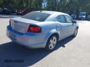 ✅ 2013 Dodge Avenger SXT • VIN: 1C3CDZCB7DN680575 • Lot: 43463578. Listed on IAAI with 190,494 mi. Free auction sales archive from the USA and detailed vehicle history report at DreamBid. Image 4.