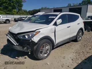✅ 2018 Hyundai Santa Fe 2.4L • VIN: 5XYZU3LB5JG523648 • Лот: 70382733. Опубликован ранее на Copart с пробегом 38 024 миль. Бесплатный доступ к архиву аукционных продаж из США и подробный отчёт об истории автомобиля на DreamBid. Изображение 1.