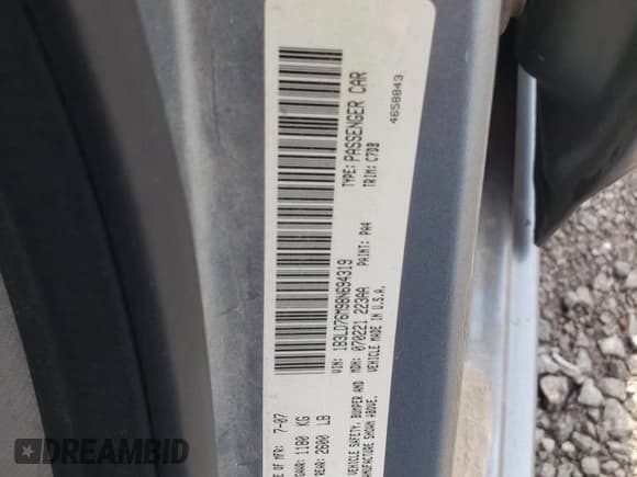 ✅ 2008 Dodge Avenger R/T • VIN: 1B3LD76M98N694319 • Лот: 61479455. Опубликован ранее на Copart с пробегом 266 366 миль. Бесплатный доступ к архиву аукционных продаж из США и подробный отчёт об истории автомобиля на DreamBid. Изображение 12.