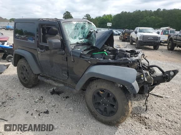 ✅ 2017 Jeep Wrangler Willys Wheeler • VIN: 1C4AJWAG9HL586630 • Lot: 56687105. Listed on Copart with Not provided. Free auction sales archive from the USA and detailed vehicle history report at DreamBid. Image 4.