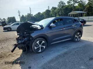 2018 Hyundai Tucson Limited z VIN KM8J33A26JU617258, wystawiony jako Copart lot #64137165 z przebiegiem 21 193 mil mil oraz Szkoda całkowita • Salvage title. Historia ofert i sprzedaży dostępna na DreamBid. Obrazek 1.