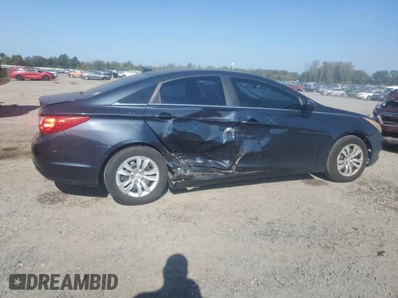 2012 Hyundai Sonata GLS with VIN 5NPEB4ACXCH400929, listed as a Copart auction lot 81621565 with 124,229 mi miles and Clean title. Bid and sale history available at DreamBid. Image 3.