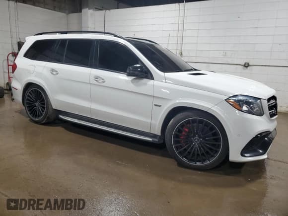 ✅ 2017 Mercedes-Benz GLS 63 AMG • VIN: 4JGDF7FE5HA774029 • Lot: 54489415. Listed on Copart with Not provided. Free auction sales archive from the USA and detailed vehicle history report at DreamBid. Image 4.