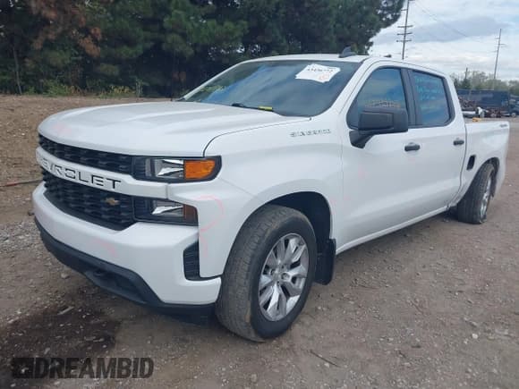 ✅ 2020 Chevrolet Silverado 1500 Custom • VIN: 1GCPYBEK6LZ185930 • Lot: 43436772. Listed on IAAI with 35,692 mi. Free auction sales archive from the USA and detailed vehicle history report at DreamBid. Image 2.