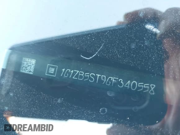 ✅ 2016 Chevrolet Malibu LS • VIN: 1G1ZB5ST9GF340558 • Lot: 42520463. Listed on IAAI with 104,296 mi. Free auction sales archive from the USA and detailed vehicle history report at DreamBid. Image 9.