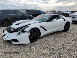 2018 Chevrolet Corvette 2LT с VIN 1G1YD2D70J5101448, выставлен на аукционе Copart как лот 43195995 с пробегом 34 473 миль миль и Списание • Salvage title. История ставок и продаж доступна на DreamBid. Изображение 1.