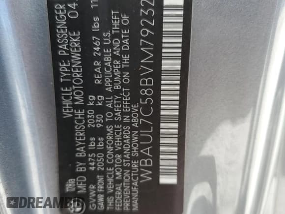 ✅ 2011 BMW 1 Series 128i • VIN: WBAUL7C58BVM79232 • Лот: 81809365. Опубликован ранее на Copart с пробегом 71 941 миль. Бесплатный доступ к архиву аукционных продаж из США и подробный отчёт об истории автомобиля на DreamBid. Изображение 12.