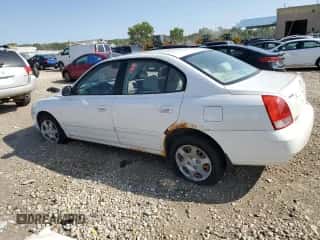 2002 Hyundai Elantra GLS z VIN KMHDN45D72U321899, wystawiony jako Copart lot #70520504 z przebiegiem 210 610 mil mil oraz Szkoda całkowita • Salvage title. Historia ofert i sprzedaży dostępna na DreamBid. Obrazek 2.