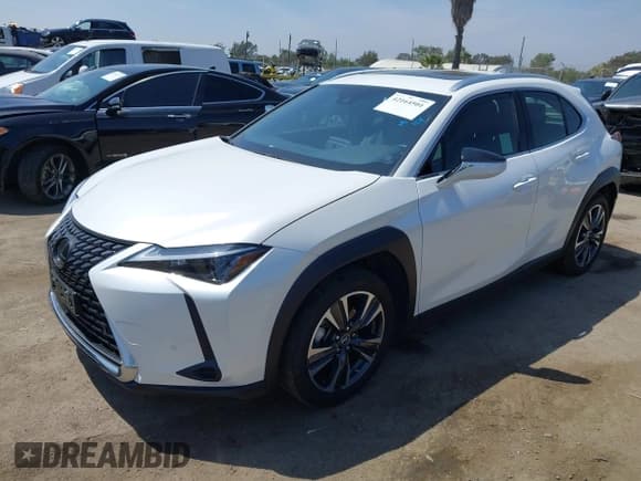 ✅ 2024 Lexus UX 250h • VIN: JTHX6JBHXR2186541 • Lot: 42164501. Listed on IAAI with 12,233 mi. Free auction sales archive from the USA and detailed vehicle history report at DreamBid. Image 2.