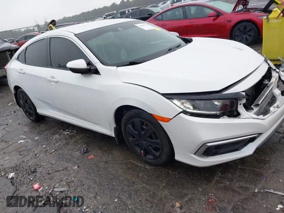 ✅ 2021 Honda Civic LX • VIN: 2HGFC2F60MH551816 • Лот: 42880901. Опубликован ранее на IAAI с пробегом 75 150 миль. Бесплатный доступ к архиву аукционных продаж из США и подробный отчёт об истории автомобиля на DreamBid. Изображение 1.