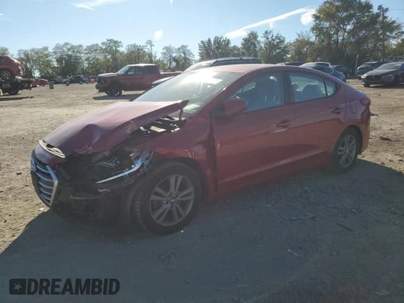 ✅ 2018 Hyundai Elantra SEL • VIN: 5NPD84LF1JH229986 • Lot: 87279095. Listed on Copart with 108,797 mi. Free auction sales archive from the USA and detailed vehicle history report at DreamBid. Image 1.
