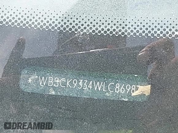 ✅ 1998 BMW 3 Series M Roadster • VIN: WBSCK9334WLC86987 • Lot: 42274287. Listed on IAAI with 83,044 mi. Free auction sales archive from the USA and detailed vehicle history report at DreamBid. Image 17.