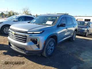 2025 Chevrolet Traverse FWD LT с VIN 1GNERGRS1SJ251798, выставлен на аукционе IAAI как лот 43495136 с пробегом 13 953 миль миль и . История ставок и продаж доступна на DreamBid. Изображение 2.