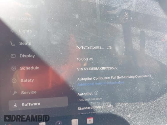 ✅ 2024 Tesla Model 3 • VIN: 5YJ3E1EAXRF729577 • Lot: 43188284. Wystawiony na IAAI z przebiegiem 16 053 mil. Bezpłatny archiwum sprzedaży aukcyjnych z USA i szczegółowy raport historii pojazdu na DreamBid. Zdjęcie 7.