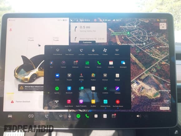 ✅ 2023 Tesla Model 3 • VIN: 5YJ3E1EA9PF576610 • Lot: 42206777. Listed on IAAI with 21,658 mi. Free auction sales archive from the USA and detailed vehicle history report at DreamBid. Image 18.