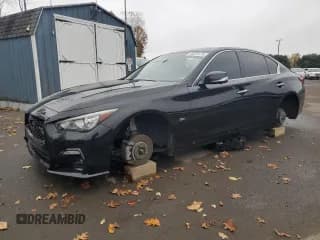 ✅ 2020 Infiniti Q50 Pure • VIN: JN1EV7AR9LM256022 • Lot: 90872475. Listed on Copart with 88,210 mi. Free auction sales archive from the USA and detailed vehicle history report at DreamBid. Image 1.